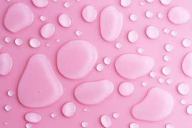 su pembe arka plan damla