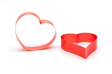 izole kalp şeklinde şeritler