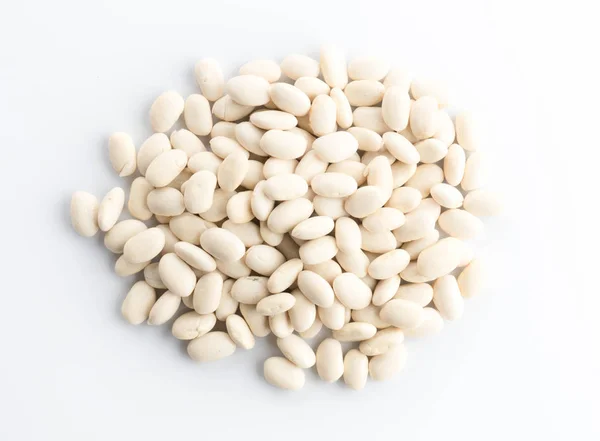 Grop white bean  isolated — Stock Photo, Image