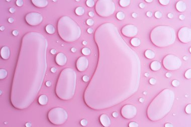 su pembe arka plan damla