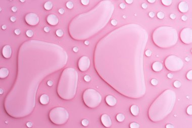 su pembe arka plan damla