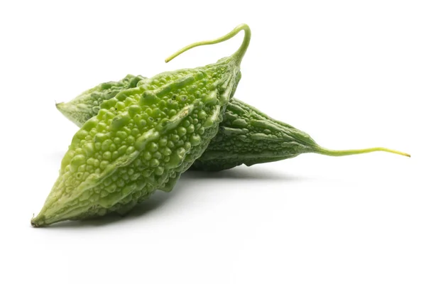 Bitter melon bitter gourd bitter squash fruit isolated — Stock Photo, Image