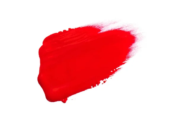 Red and yellow water color paint — Stock Photo, Image