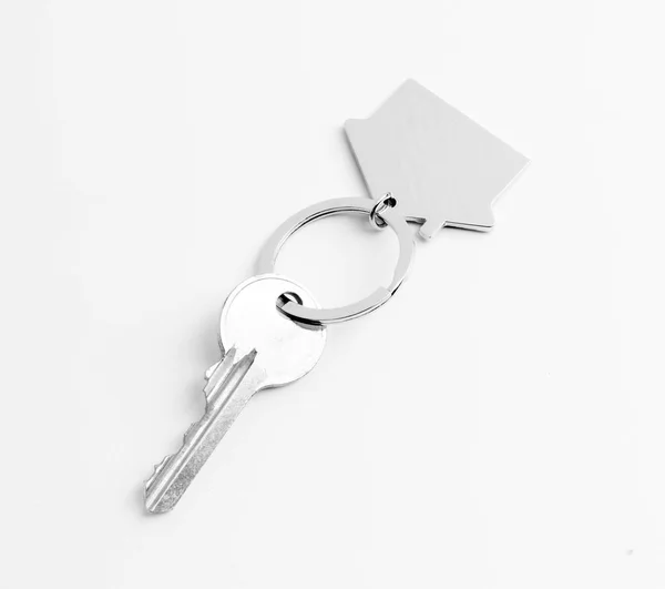 House key  isolated on white — Stock Photo, Image