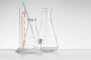 Laboratuvar cam cihazları donanımları, kimyasal la için boş