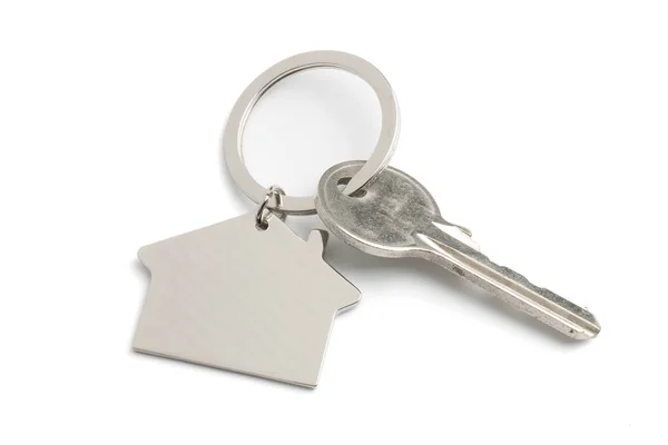 House key  isolated on white — Stock Photo, Image