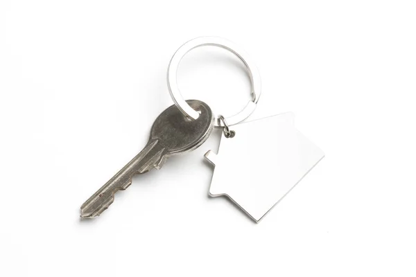 House key  isolated on white — Stock Photo, Image