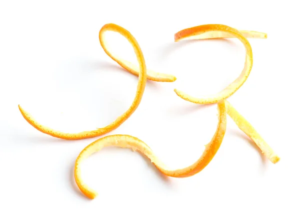 Naranja mandarina limón giro aislado — Foto de Stock