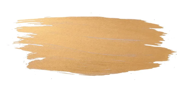 Gold tekstura pędzla skoku tłoka — Zdjęcie stockowe