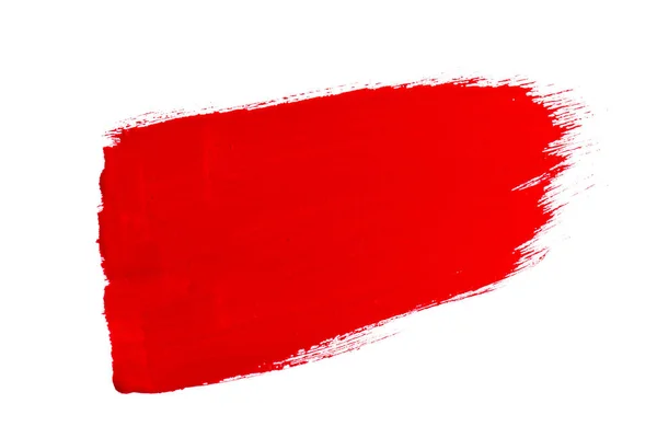 Red and yellow water color paint — Stock Photo, Image