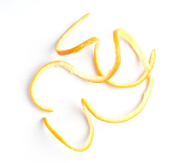 Apelsin mandarin citron twist isolerade — Stockfoto