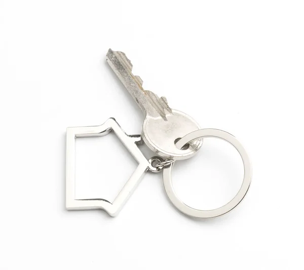 House key  isolated on white — Stock Photo, Image