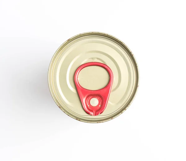 Can on white background view from — Stock Photo, Image