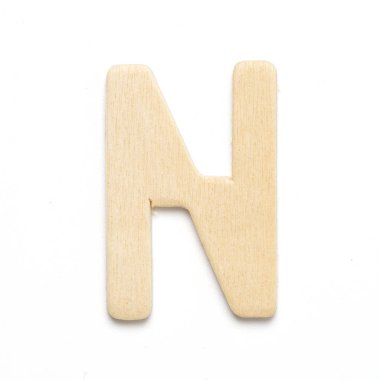 Ahşap yazı tipi harfi ayır