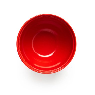 Beyaz arka planda Japon kupasını açın