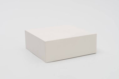 box mockup set on white