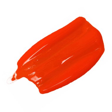 suluboya sarı desenli vuruşlar beyazda izole