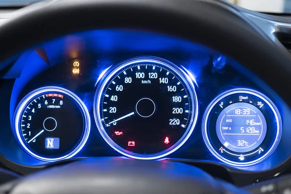 Bil hastighetsmätare bakgrund. — Stockfoto