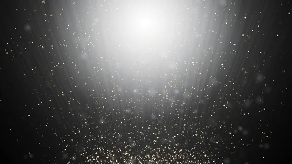 Abstrato preto e branco ondas de redemoinho fundo partículas voadoras — Fotografia de Stock