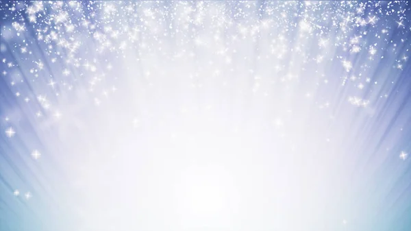 Fundal de Crăciun cu particule mici de fulgi de zăpadă stele. Lumină — Fotografie, imagine de stoc