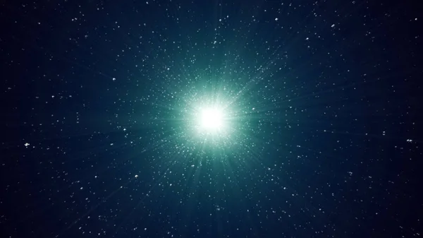 Toz parçacık patlama, ışık ray etkisi.