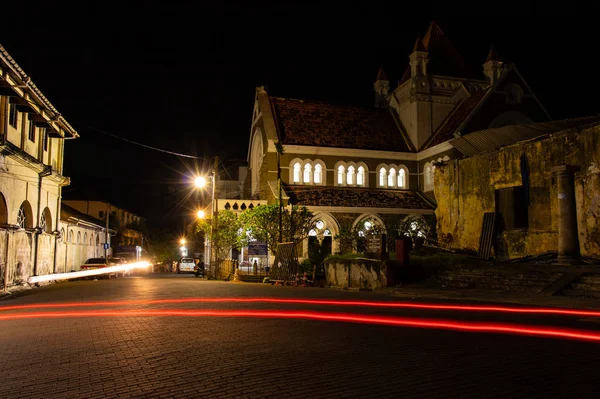 Long exposure street photograph in Galle Fort — Stock Photo, Image