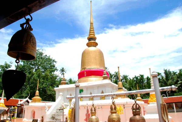 Sawi Pagoda Oblačným Nebem Chumphon Thailand — Stock fotografie