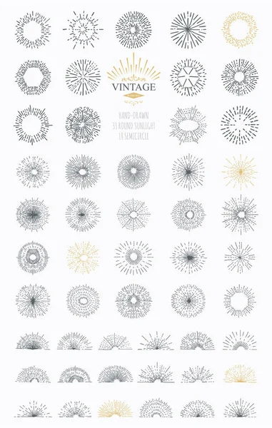 Ilustración vectorial sunburst . — Archivo Imágenes Vectoriales