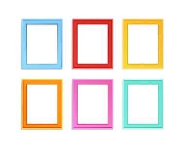 renkli fotoğraf çerçeveleri