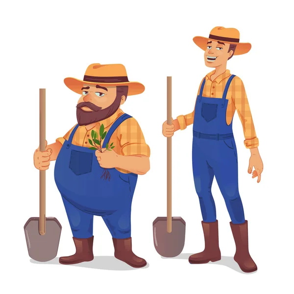 Farmer vector illustration — Stock Vector