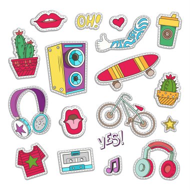 Hipster yama rozetleri