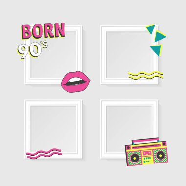 Resimlerle gerçekçi fotoğraf çerçeveleri