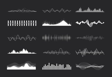 Vektör müzik ses dalgaları