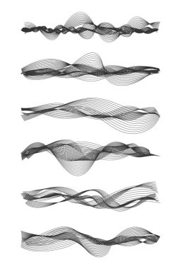 Vektör müzik ses dalgaları