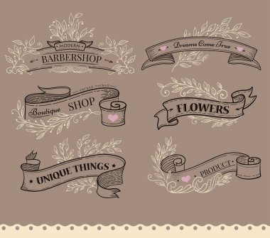 Şerit vektör çizim