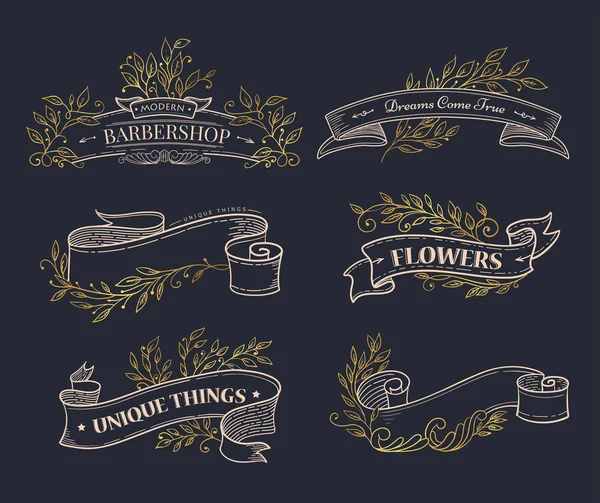 Şerit vektör çizim