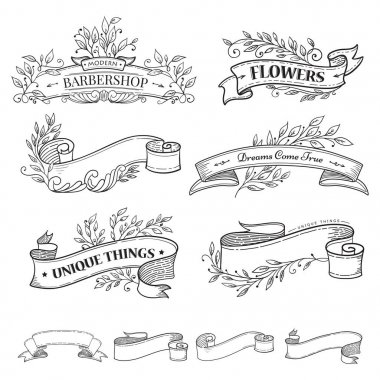 Şerit vektör çizim