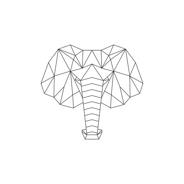 Polygonální geometrické zvířata — Stockový vektor