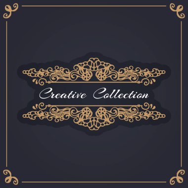 Güzel kart monogram