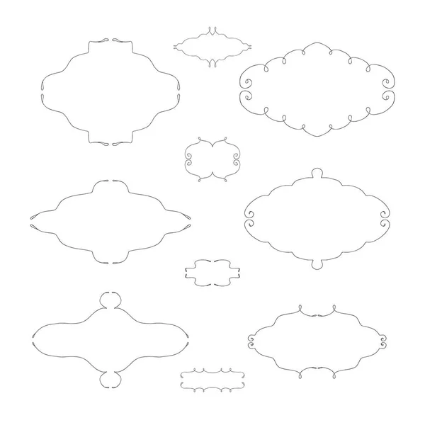 Conjunto signo de lujo — Archivo Imágenes Vectoriales