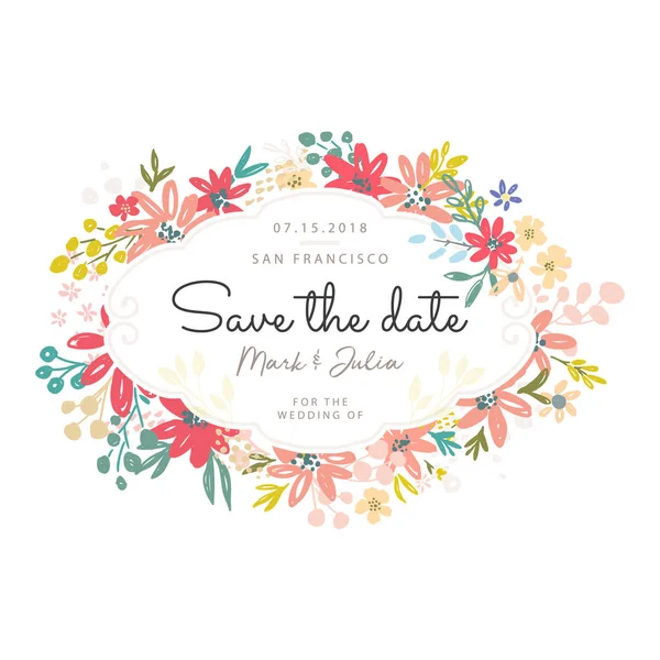 Save the date. — Stock Vector