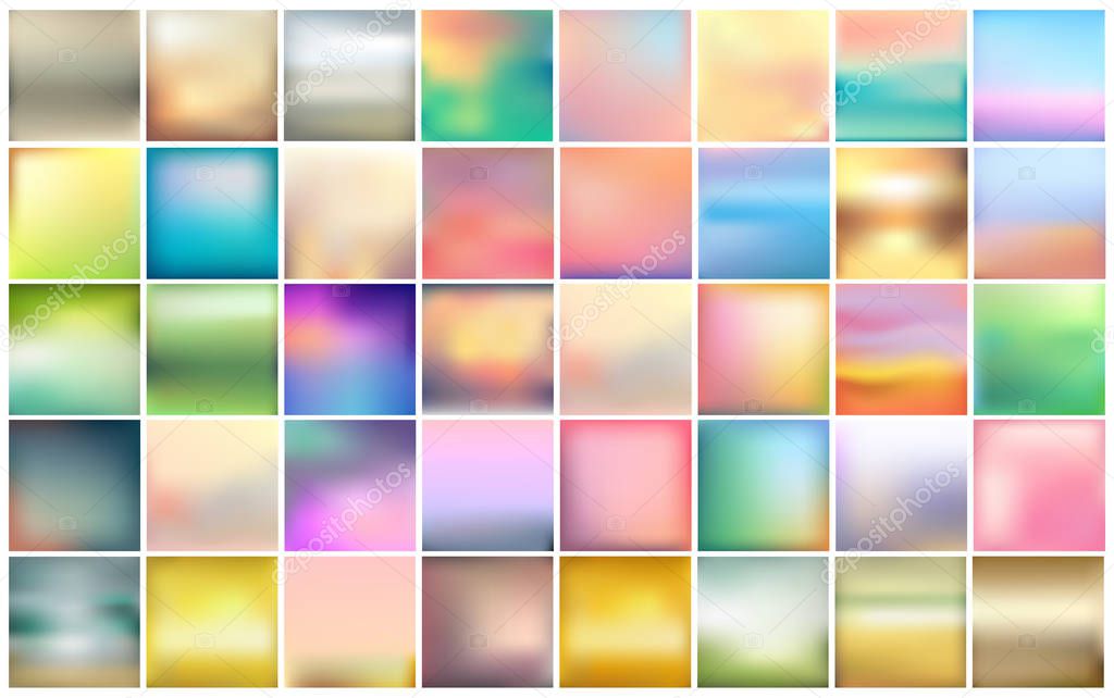 Abstract colorful blurred background