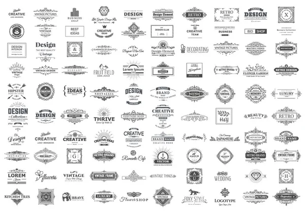 Collection de logos et symboles vintage . — Image vectorielle