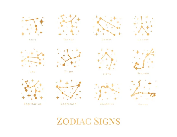 Signo zodiacal de ilustración . — Vector de stock