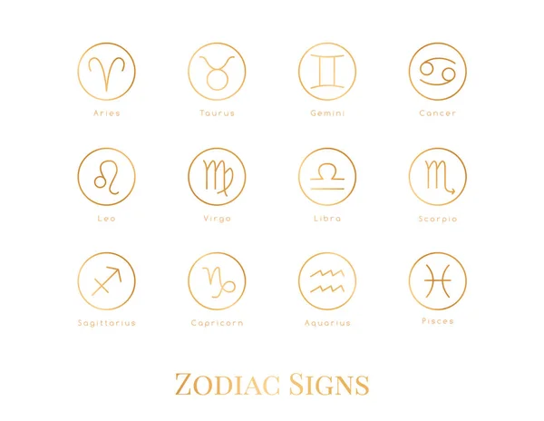 Illustrazione segno zodiacale . — Vettoriale Stock