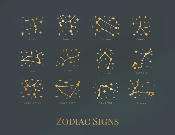 Illustrazione vettoriale del segno zodiacale . — Vettoriale Stock
