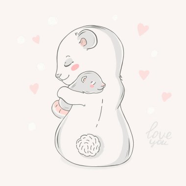 Hayvan aile karakteri. 