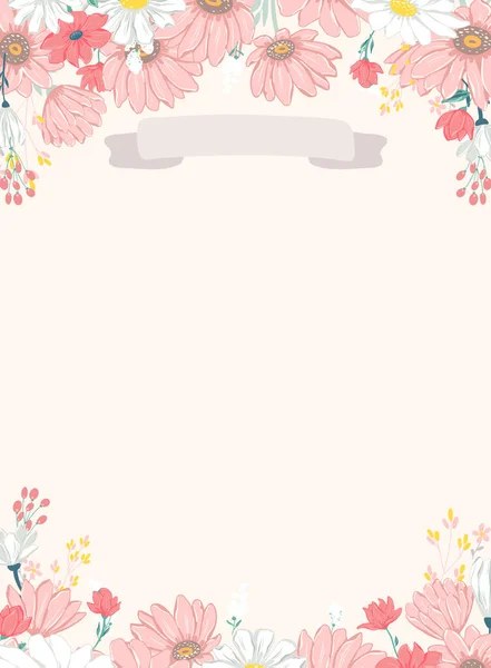 Banner ou Convite Scrapbook . — Vetor de Stock