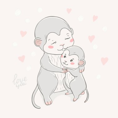 Hayvan aile karakteri.