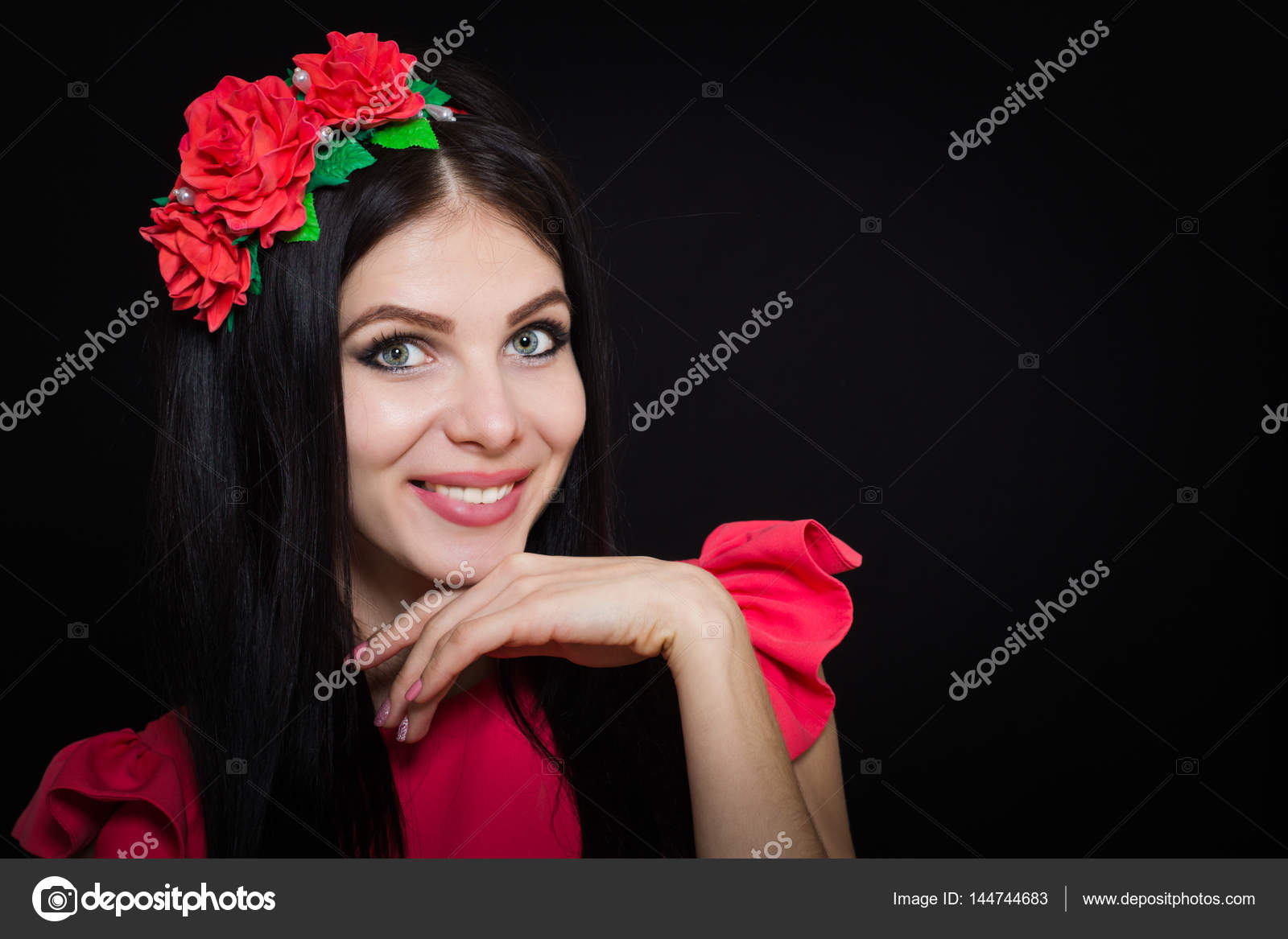 Imágenes Cabello Color Azul Marino Mujer Con Largo